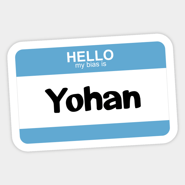 My Bias is Yohan Sticker by Silvercrystal